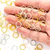 Accesorios para joyería de aleación DIY juego de encaje anillo de cuentas anillo de cuentas redondo de doble agujero material de cuentas anillo espaciador V152