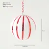 Nuevas Decoraciones Navideñas Rojo y Blanco Terciopelo Caramelo Bolas de Navidad Colgantes para Árbol de Navidad Accesorios para Escena Colgante