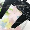 Flor de Cinco Pétalas Fosca em Acrílico Grampo de Cabelo Hanfu Antigo Adorno de Cabeça Corrente para Celular Capa de Celular Acessórios para Joias DIY