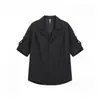 Yidao Vintage Verão 2026 Nova Camisa de Manga Curta com Gola Cubana de Alta Qualidade Marca Tendência Solta Casual Camisa para o Dia a Dia