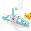 Percha Gruesa Engrosada al por Mayor Percha de Plástico para Ropa del Hogar Colgador de Ropa sin Costuras Antideslizante Estante para Pantalones Colgar Ropa Soporte Grande para Ropa de Adulto