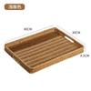 Cesta de sobremesa de frutas criativas quadradas tipo rattan Prato de frutas secas de estilo europeu prato de lanche doméstico cesta de bandeja de chá da tarde de doces