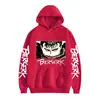 Berserk Talla Europea Comercio Exterior Estampado Otoño e Invierno Chaqueta Estudiante Sudadera Sudadera con Capucha de Comercio Exterior