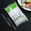Palillos para Fruta, Tenedores Desechables para Fruta Embotellados y En Bolsas, Tenedores de Plástico para Alimentos, Tenedores para Pastel y Postre, Tenedores Pequeños