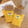 Guantes navideños con pantalla táctil para mujer, de color rojo, para invierno, para estudiantes, bonitos, de felpa gruesa, para ciclismo, cálidos, para invierno.