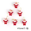 Papai Noel de Natal Decorações de Natal Pequenos Enfeites Pendurados Árvore de Natal Pacote com 6 Enfeites Pendurados do Papai Noel Presentes para Uso Doméstico