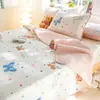 Categoria a Materno e Infantil Grau Todas as Estações Algodão Conjunto de Cobertor de Cama Pequeno Fresco Algodão Lavado Acolchoado Tatami Manta Antiderrapante