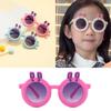 Óculos de Sol Infantis Estilo Coreano Coelho Óculos de Sol para Menina Bebê Fofos Estúpidos Engraçados Moda Óculos de Sol para Menino