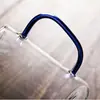Copo de Vidro Espesso para Chá Verde, Copo de Vidro Transparente com Alça, Copo de Vidro Simples para Água, Copo Transparente de Camada Única, Resistente a Altas Temperaturas