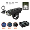 Nova lanterna de bicicleta transfronteiriça, luz de ciclismo de alto lúmen, luz com buzina, luz de alta luminosidade para pedalada noturna, equipamento de ciclismo com display digital