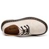 Zapatos Bajos de Lona 1461 de Cuero Genuino para Hombre Estilo Británico Talla Grande Botines Punta Redonda para Hombre y Mujer Pareja Casual de Trabajo