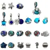 Venta Caliente Transfronteriza Aleación Estrella de Mar Caballo de Mar Cangrejo DIY Cuentas para Ensartar Cuentas de Agujero Grande Pulsera Collar Accesorios de Joyería