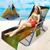 Suministro Exclusivo Transfronterizo de Fundas para Sillas de Playa de Microfibra, Serie de Pájaros Impresos Digitalmente en 3D, A partir de Una Pieza