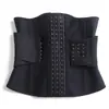 Corsé de Goma Presurizado con 9 Varillas de Acero Transfronterizo para Deporte y Fitness, Cinturón de Plástico Suave para Control Abdominal, Cinturón Lumbar y Soporte de Pecho