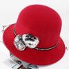 Sombrero de Invierno para Mujer Pelo de Visón Imitación Sombrero de Cubo para Mujer Sombrero de Algodón Cálido de Invierno Sombrero de Madre Sombrero de Invierno