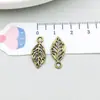 Misturado 100 5 Cores Folhas de Árvore da Vida Vazadas Série Pingente de Liga Pingente DIY Acessórios para Pulseira Colar