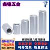 Tornillo de expansión hexagonal de zinc de doble pasada blanco y azul para chasis de placa base, columna de aislamiento, tuerca hexagonal de extensión M3M4M5M6