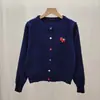 Cárdigan de punto bordado con patrón de poni rojo OEM para mujer, nuevo modelo de otoño e invierno, rojo de Año Nuevo, año del zodiaco, suéter de cuello redondo