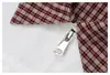 Jaqueta ALIVE xadrez patchwork estilo retrô americano, estilo workwear, unissex, top casual de corte solto, W03