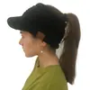 2018 Otoño e Invierno Europeo y Americano Nuevo CC estándar diadema abierta gorro de lana tejido gorra de pico de pato para coleta Amazon gorra con joyas