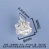 Pulseira Pingente Cachorrinho Prata Pura 999 Desenho Animado Fofo Cachorrinho Osso Pingente Corrente Clavícula DIY Acessórios de Joias de Prata