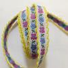 Encaje bordado étnico DIY con pequeña cinta floral pastoral, accesorios para muñecas, lazo, precio de 1 metro