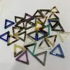 Pendientes redondos de madera geométricos pendientes de clip para oreja material de accesorios de joyería para orejas hechos a mano diy
