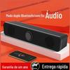 Frete Grátis Dual Speaker Long Bar Audio Wired Bluetooth Dual Mode USB Desktop Pequeno Speaker Desktop All-in-One Universal