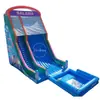 Equipo de Parque Acuático Inflable de Deslizamiento Alto, Tobogán Inflable con Depósito de Agua Acompañante, Inflable de Alquiler para Actividades al Aire Libre