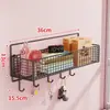 Prateleira de Parede, Estante para Livros, Prateleira de Armazenamento, Cesta Suspensa, Exibidor de Lanches, Organizador de Papelaria