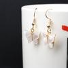 Pendientes nuevos transfronterizos, pendientes coreanos, pendientes de mariposa de acrílico dulces para mujer, pendientes de mariposa de aleación de colores, lindos