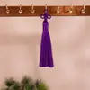 8cm Fleco de Borla de Tres Hojas Accesorios para Joyería DIY Colgante Estilo Antiguo Ropa Bolsita Tejida Borla Pequeña Venta al por Mayor