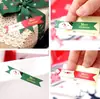 Adesivos de decoração de Natal bandeira Papai Noel/boneco de neve adesivos de selo adesivos de decoração de cupcake 12