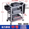 Carrito de reparto de comida, carrito de empuje pequeño, carrito de recogida de comida, carrito de catering, carrito de servicio de tres niveles, carrito de recogida de platos, restaurante comercial, olla caliente móvil, puesto de comida