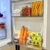 Caja organizadora para puerta lateral de refrigerador, un práctico organizador para clasificar y almacenar artículos, con recipientes interiores de grado alimenticio para mantener los alimentos frescos, diseñado específicamente para almacenamiento en la puerta lateral