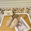 Sapatos Loafer Lp de Alta Qualidade 2026 Novo Modelo Camurça Slip-On Sapatos Casuais Cor Doce Estilo Casal Sapatos Pequenos de Couro