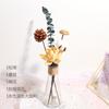Buquê de flores secas de Yunnan Folhas de eucalipto imortais Estilo nórdico Decoração para sala de estar Ornamentos DIY Adereços de tiro