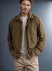 Nueva Chaqueta Ligera Casual Retro de Color Sólido para Hombre, Chaqueta Protectora Solar, Transpirable, Ligera, Delgada