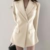 Blazer Rosa para Mujer, Primavera 2026, Ceñido a la Cintura, Elegante, Petite, Versátil, Diseño Moderno