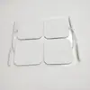 Eletrodos Fisioterapia em Estoque 5*5cm Tecido Não Tecido Gel Conector 2.0/2.5 Acessórios para Aparelho de Massagem Adesivos Eletrodos