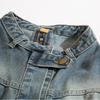 Comercio Exterior Transfronterizo 2026 Estilo Hong Kong Moda Unisex Chaleco de Mezclilla Amazon Aliexpress Chaleco para Hombre
