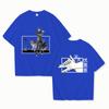 Nueva Camiseta Estampada de Anime Fushiguro Megumi para Mujer Hombre Manga Corta Top Camiseta Moda de Verano Holgada Casual