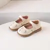 Envío Gratis Zapatos de Cuero de Princesa para Niñas Primavera Otoño 2024 Flores Estilo Chino Zapatos de Baile Zapatos Bordados Zapatos Individuales para Niños Medianos y Grandes