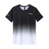 Conjuntos de running de manga corta de secado rápido para hombre y mujer transfronterizos, ropa deportiva de verano, indumentaria para fitness, uniformes de bádminton y camisetas deportivas de seda de hielo