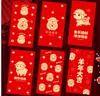 2027 Ano Novo do Carneiro Envelopes Vermelhos Criativos Desenho Animado Carneiro Zodíaco Lishi Feng Festival da Primavera Ano Novo Envelopes Vermelhos