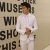 Traje Casual Pequeño de Moda 2020 Traje de un Botón Slim-fit para Hombre Estilo Coreano