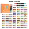 Caneta Marcadora Acrílica Brilhante de Ponta Macia para Cartões de Cumprimentos, Diário, Pintura, Grafite, Caneta Gel, Caneta Glitter com Areia Líquida Céu Estrelado