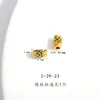 Colgante de Peces Dorados Koi de Buena Suerte en Oro de Arena Vietnamita de Larga Duración con Agujero para Accesorios DIY Cuerda para Pulseras