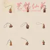 Colgantes de Cadena para Teléfono Móvil con Animales del Zodiaco Tallados en Madera de Datilero, Colgantes para Bolsos de Pareja con Animales del Zodiaco Tallados en Madera Yiming Xianyuan