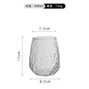 Taza de Café de Alto Borosilicato para Uso Doméstico, Alto Valor Estético, Resistente a Altas Temperaturas, Taza para Americano Latte Hielo Sucio, Vaso de Vidrio para Beber